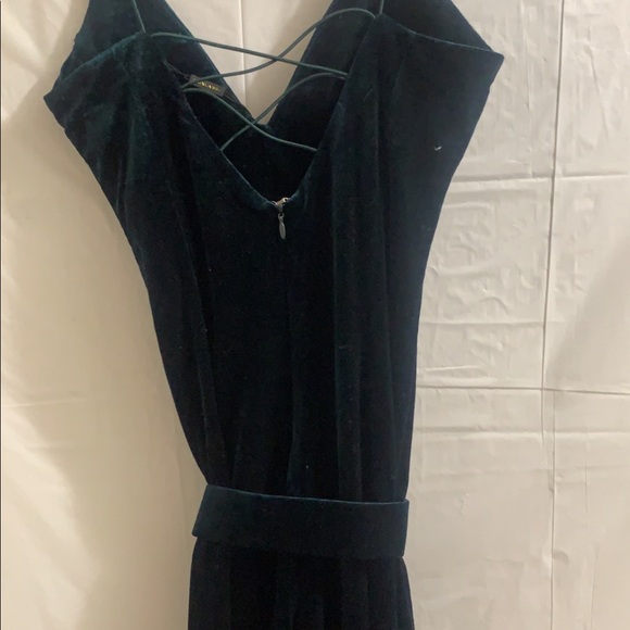 NWT JLUXLABEL black Beautiful Sexy Velvet Jumpsuit - Picture 6 of 8